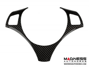 BMW E90/ E92/ E82/ E87/ E84 Steering Wheel Cover by Feroce - Carbon Fiber